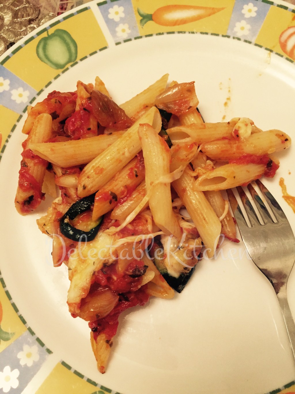 Baked Penne with Roasted&nbsp;Vegetables